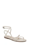 Sam Edelman Ellina Ankle Strap Sandal In Bright White