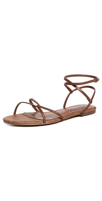 Sam Edelman Ellina Sandals Rich Cognac In Multi