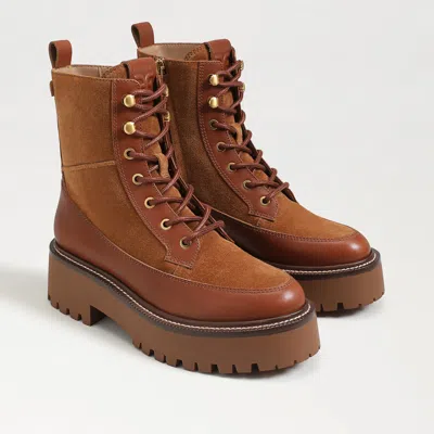 Sam Edelman Elliot Lug Sole Bootie In Brown