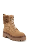 Sam Edelman Elliot Combat Boot Golden Caramel Suede