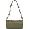 Sam Edelman Elmina Beaded Shoulder Bag In Olive