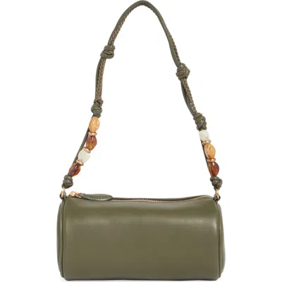 Sam Edelman Elmina Beaded Shoulder Bag In Olive