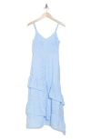 Sam Edelman Embroidered Eyelet Ruffle Sundress In Light Blue