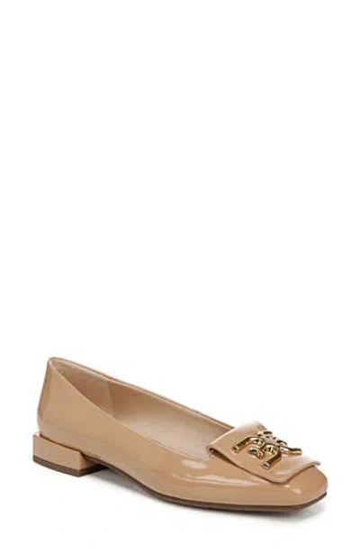 Sam Edelman Emina Square Toe Flat In Almond