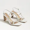 Sam Edelman Women's Emmie Strappy Dress Heels In White