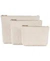Sam Edelman Ethyl 3-piece Travel Pouch Set