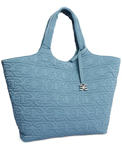 Sam Edelman Ethyl Extra-large Collapsible Tote In Denim Blue