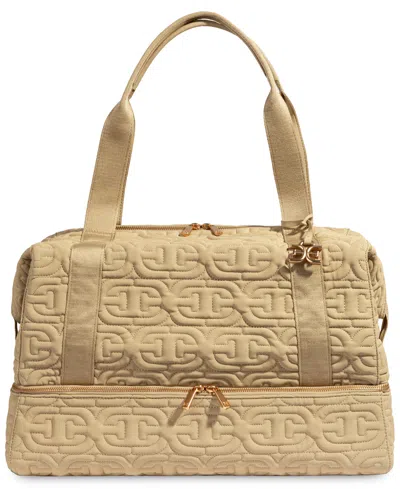Sam Edelman Ethyl Extra-large Quilted Weekender Handbag In Neutral