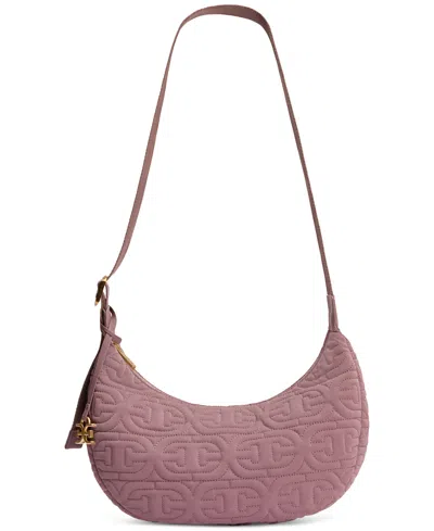 Sam Edelman Ethyl Quilted Logo Medium Sling Crossbody Bag In Pink