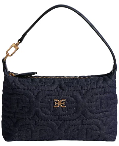 Sam Edelman Ethyl Top Zip Demi Small Shoulder Bag In Blue