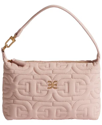 Sam Edelman Ethyl Top Zip Demi Small Shoulder Bag In Pink
