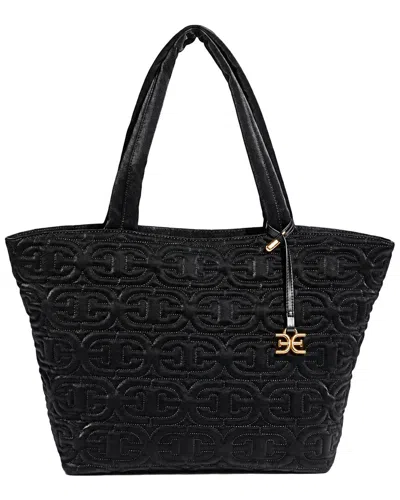 Sam Edelman Ethyl Top Zip East-west Tote In Black