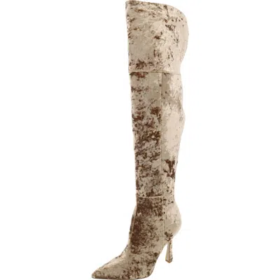 Sam Edelman Eva 2 Womens Textured Velvet Over-the-knee Boots In Multi