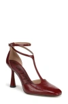 Sam Edelman Everett Ankle Strap Pump In Red