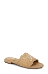 Sam Edelman Evette Slide Sandal Sandshell Raffia In Sand