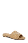 Sam Edelman Evette Slide Sandal Sandshell Raffia In Sand