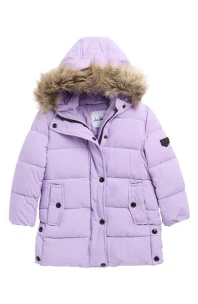 Sam Edelman Kids'  Expedition Parka In Purple