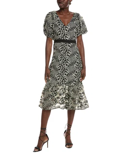 Sam Edelman Eyelet Maxi Dress In Black