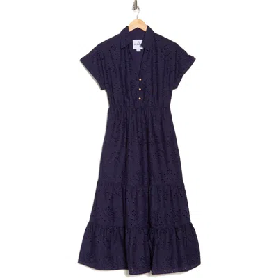 Sam Edelman Eyelet Maxi Shirtdress