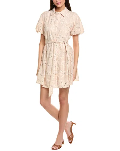 Sam Edelman Eyelet Shirtdress In Pink