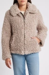 Sam Edelman Faux Fur Jacket In Taupe