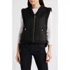Sam Edelman Faux Suede & Faux Shearling Vest In Black
