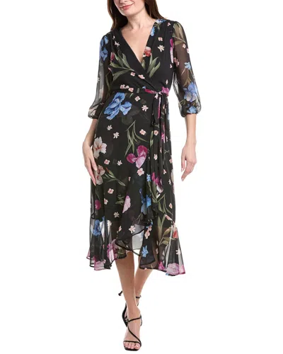 Sam Edelman Faux Wrap Maxi Dress In Black