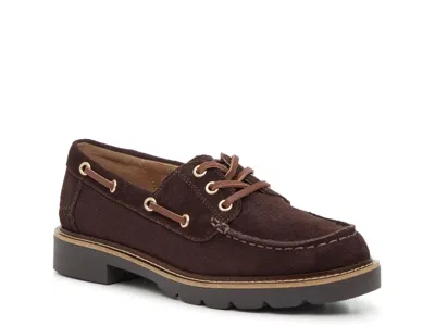 Sam Edelman Fay Boat Shoe In Brown