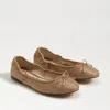 Sam Edelman Felicia Luxe Ballet Flats Cuoio In Beige