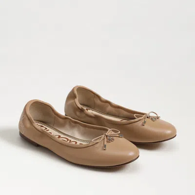 Sam Edelman Felicia Ballet Flat French Sand Leather In Beige