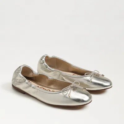 Sam Edelman Felicia Ballet Flat Jute Leather In Gold