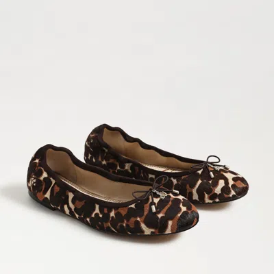 Sam Edelman Felicia Ballet Flat Terra Toffee Multi Brahma In Brown
