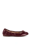 Sam Edelman Felicia Ballet Flat In Burgundy