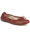 Sam Edelman Felicia Leather Flat In Brown