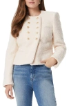 Sam Edelman Fiona Double Breasted Jacket In Parchment