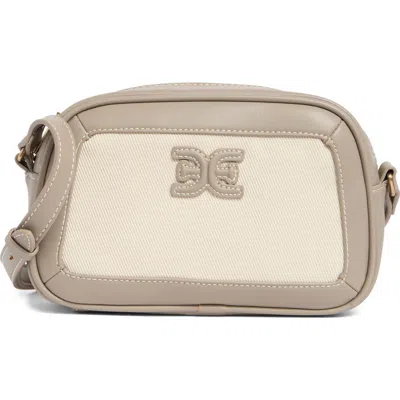 Sam Edelman Fitz Canvas Camera Bag In Taupe