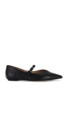 Sam Edelman Noa Mary Jane Pointed Toe Flat In Black