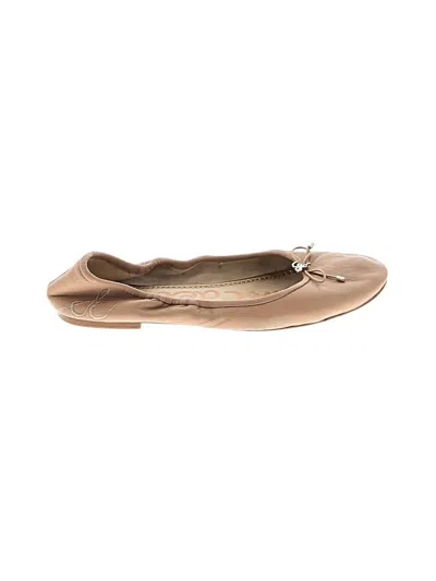 Pre-owned Sam Edelman Flats In Brown