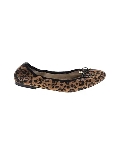 Pre-owned Sam Edelman Flats In Brown