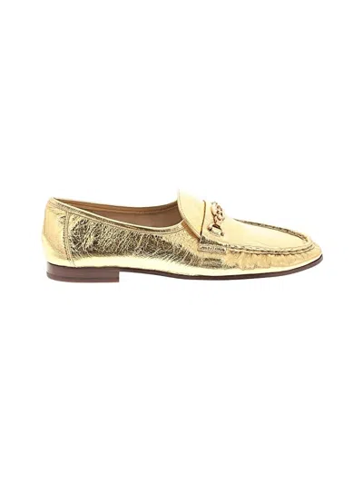 Pre-owned Sam Edelman Flats In Gold