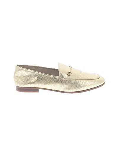 Pre-owned Sam Edelman Flats In Gold