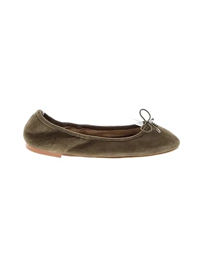 Pre-owned Sam Edelman Flats In Green