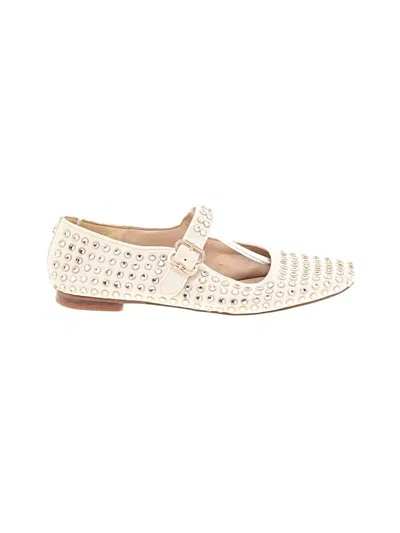 Pre-owned Sam Edelman Flats In Ivory