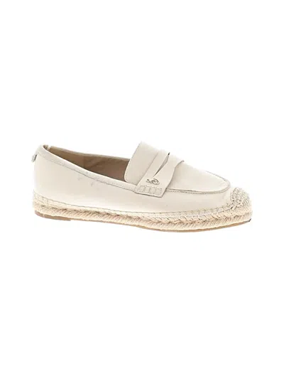 Pre-owned Sam Edelman Flats In Ivory