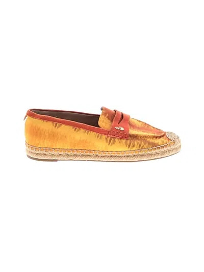 Pre-owned Sam Edelman Flats In Orange