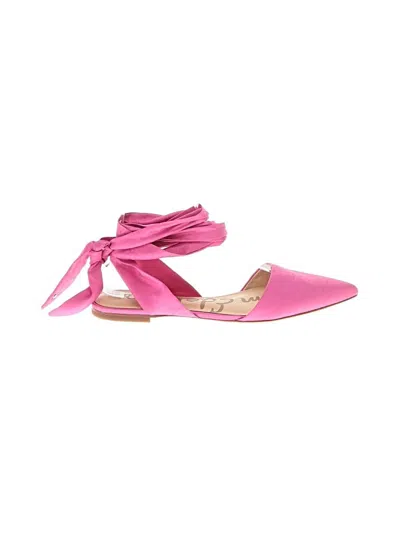 Pre-owned Sam Edelman Flats In Pink