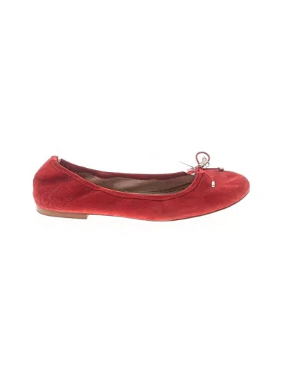 Pre-owned Sam Edelman Flats In Red
