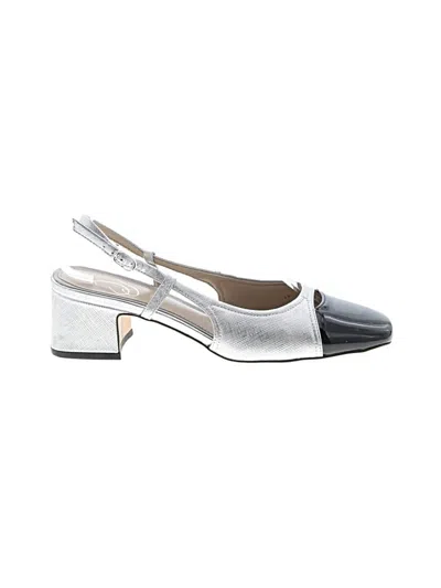 Pre-owned Sam Edelman Flats In Silver