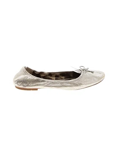 Pre-owned Sam Edelman Flats In Silver