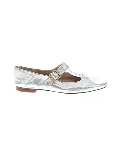 Pre-owned Sam Edelman Flats In Silver